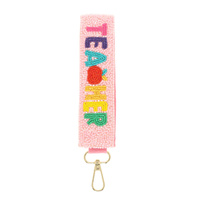 TEACHER THEME WRISTLET KEYCHAIN